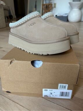 Ugg Tazz II Genuine Shearling Lined Platform Slipper